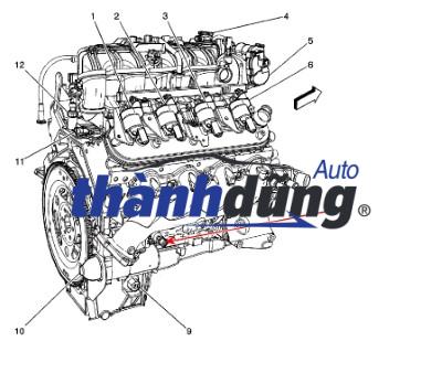 CẢM BIẾN KÍCH NỔ ĐỘNG CƠ FORD RANGER 2009 | 1S7A12A699BB - Ảnh 3