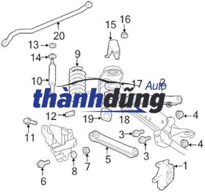 CÀNG Y CHEVROLET SPARK 2006-2010 | 96611265 - Ảnh 3