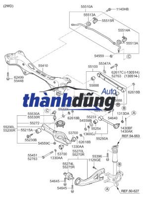 CAO SU CÀNG I SAU KIA OPTIMA 2006-2011 | 552152G000 - Ảnh 4