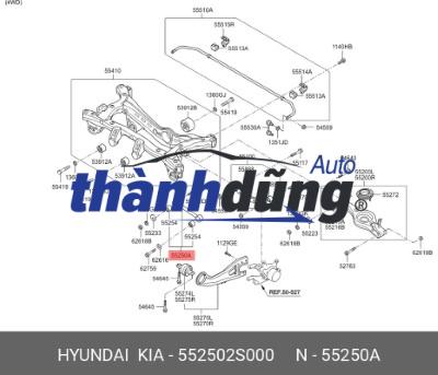 CAO SU CÀNG I SAU KIA OPTIMA 2006-2011 | 552152G000 - Ảnh 3
