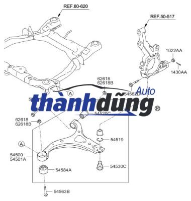 CAO SU CÀNG I NHÔM MERCEDES GLC200 | 2053330014 - Ảnh 6