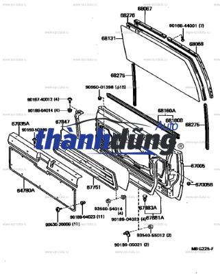 CÁP CỬA THÙNG FORD RANGER 2009 | 6M3Z9921952A - Ảnh 6