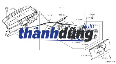 BẢNG CÔNG TẮC ĐIỀU HÒA AC HYUNDAI STAREX 2007 | 972504H0804X - Ảnh 4
