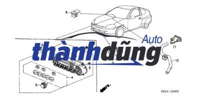 CẢM BIẾN ÁNH SÁNG MẶT TRỜI NISSAN 370Z | 277213AA0A - Ảnh 3