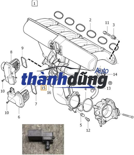 CẢM BIẾN ÁP SUẤT KHÍ NẠP HYUNDAI SOLATI | 3920042030 - Ảnh 4