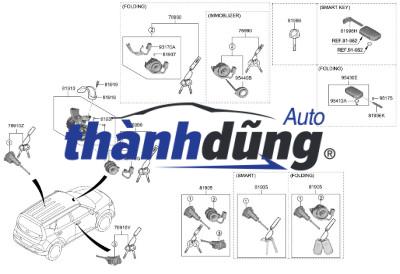 Ổ KHÓA CÁNH CỬA ISUZU MUX 2022 | 8975564860 - Ảnh 3
