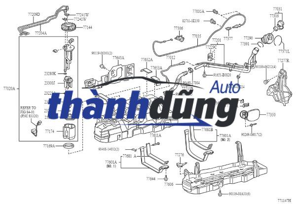DÂY GIẬT NẮP BÌNH XĂNG TOYOTA FORTUNER 2.7 2010 | 77035-0K080 - Ảnh 4