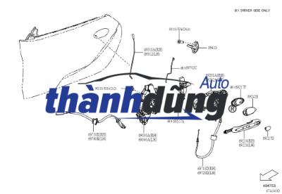 ỐP ĐUÔI TAY MỞ CỬA NGOÀI MẠ HYUNDAI SANTAFE | 836522W010 - Ảnh 2