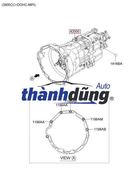 HỘP SỐ LIFAN 520 1.3 2009 | 1700000D1 - Ảnh 5