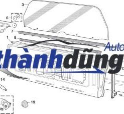 Alternative view of KÍNH THÙNG SAU HYUNDAI PORTER 2 2004-2016 | 8611043012R