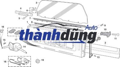 KÍNH THÙNG SAU XE MITSUBISHI TRITON 2015 | 950451 - Ảnh 6