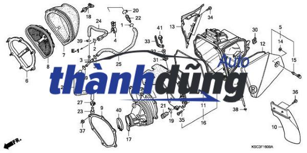 NẮP ĐẬY BẦU LỌC GIÓ KIA K200 | 0K60A13302 - Ảnh 7