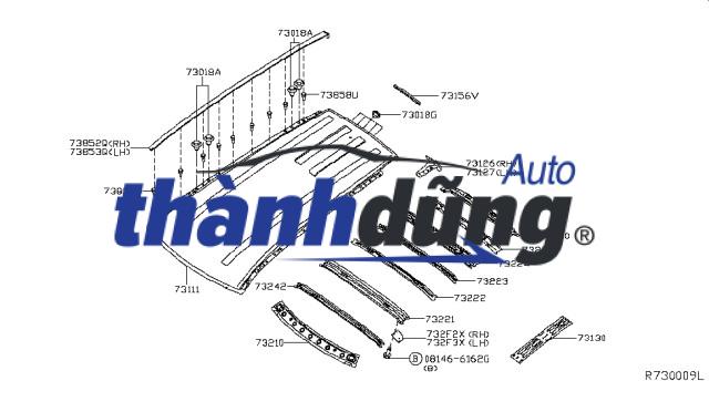 NẸP NÓC MITSUBISHI ATTRAGE 2018-2023 | 7400A374 - Ảnh 4