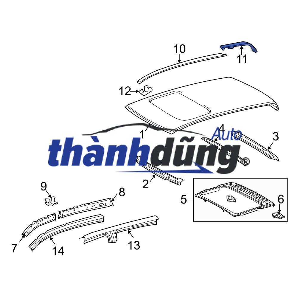 NẸP MUI XE PHẢI HONDA CIVIC 2008 | 73168SNA013 - Ảnh 5