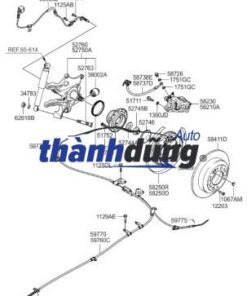 Alternative view of NGÕNG MOAY Ơ SAU NISSAN 350Z Z33 | 43018AL50A