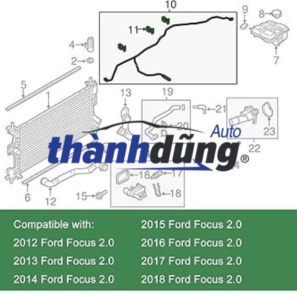 ỐNG NƯỚC BÌNH NƯỚC PHỤ AUDI A7 2016-2022 | 06L121081 - Ảnh 6