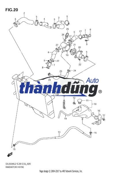 ỐNG NƯỚC BÌNH NƯỚC PHỤ AUDI A7 2016-2022 | 06L121081 - Ảnh 4