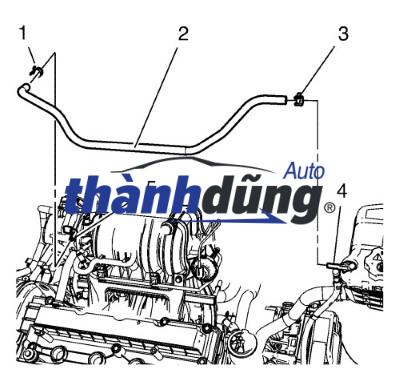 TUY Ô BÌNH NƯỚC PHỤ PEUGEOT 408 | 1323V4 - Ảnh 5