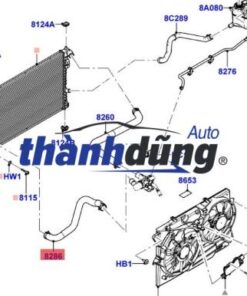 Alternative view of ỐNG GIẢI NHIỆT DẦU FORD MONDEO 2001-2007 | 2S718N039AE