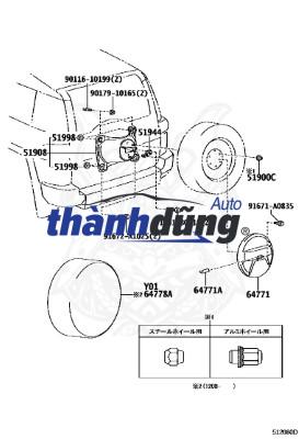 ỐP LỐP DỰ PHÒNG FORD ECOSPORT 2014 | CN1J18321BA - Ảnh 4