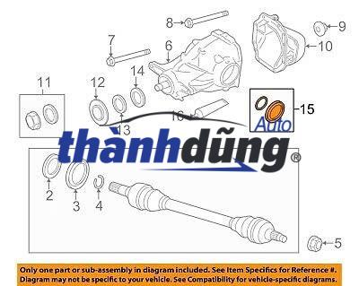 PHỚT (PHỐT) LÁP KIA RONDO 2015-2020 | 43119-39080 - Ảnh 4