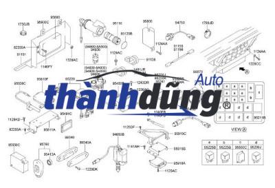 RƠ LE XI NHAN HYUNDAI SANTAFE 2000-2006 | 9555039000 - Ảnh 2