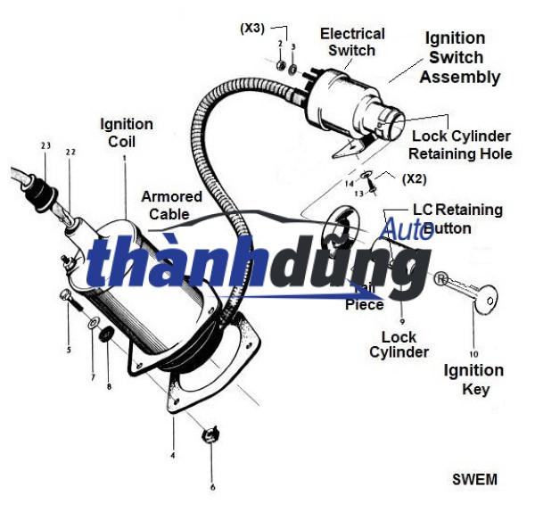 TIẾP ĐIỂM KHÓA ĐIỆN KIA FRONTIER 2003-2017 | 931104F000 - Ảnh 4