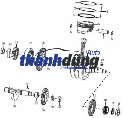 TRỤC CÂN BẰNG ĐƠN LEXUS ES350 | 1360228020 - Ảnh 4