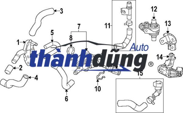 VAN SẤY NÓNG MÁY LẠNH BMW 520I | 64539119164 - Ảnh 7