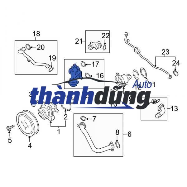 VAN SẤY NÓNG MÁY LẠNH BMW 520I | 64539119164 - Ảnh 6