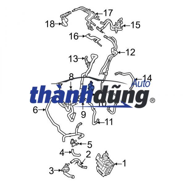 VAN SẤY NÓNG MÁY LẠNH BMW 520I | 64539119164 - Ảnh 5