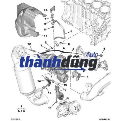 VAN TĂNG ÁP TURBO NISSAN NAVARA | 14956EB700 - Ảnh 3