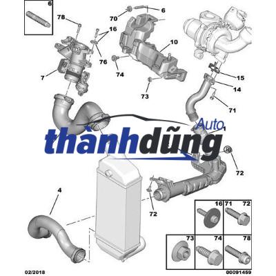 VAN ÁP SUẤT TURBO PEUGEOT 5008 | YL01762380 - Ảnh 5