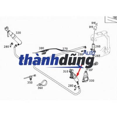 VÒI PHUN NƯỚC RỬA ĐÈN PHA TRÁI FORD FOCUS | BM5113L015AC - Ảnh 2