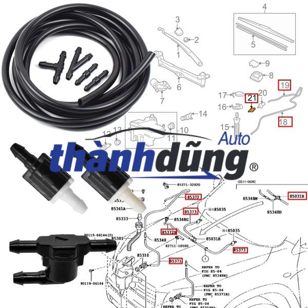 VAN CHIA NƯỚC RỬA KÍNH LEXUS RC200T | 853210A010 - Ảnh 3