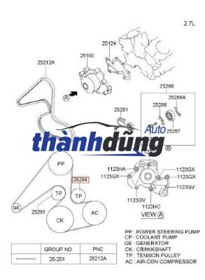 BẠC ĐẠN TĂNG TỔNG XE TOYOTA FORTUNER 2013 | 884400K050 - Ảnh 4
