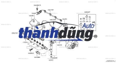 CẢM BIẾN ÁP SUẤT KIM PHUN NHIÊN LIỆU MITSUBISHI TRITON | 1465A034 - Ảnh 4