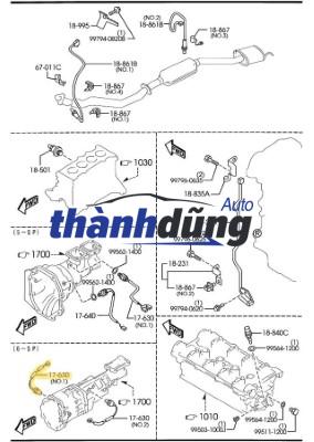 CẢM BIẾN CÀI CẦU NISSAN FRONTIER | 320067S11A - Ảnh 3