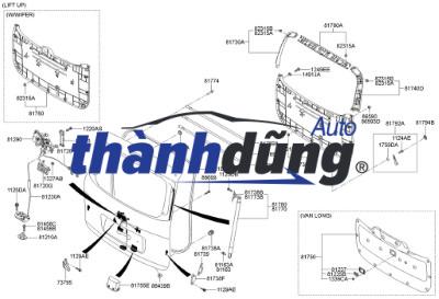 NẮP CỐP HẬU XE DAEWOO LACETTI 2008 | 96548827 - Ảnh 4