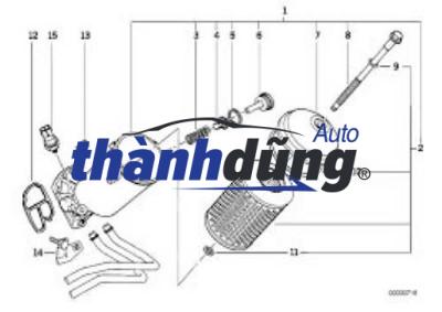 CỤM ĐẾ LỌC DẦU XE HYUNDAI SANTAFE 2021 | 263102F610 - Ảnh 2