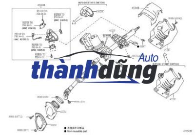 KHỚP LÁI CHỮ THẬP CÁC ĐĂNG TOYOTA VIOS 2016 | 452090D080 - Ảnh 4