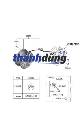 MÂM ĐÚC HYUNDAI HD65 | 529104F330 - Ảnh 4
