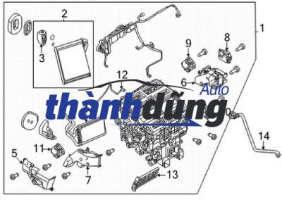 MÔ TƠ TRỘN GIÓ HONDA CR-V 2009 | 79140-SNK-A01 - Ảnh 5