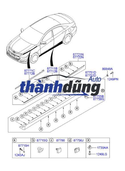 ỐP BA BU LÊ PHẢI MAZDA 3 2023 | BCJH51P40D33 - Ảnh 2