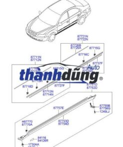 Alternative view of ỐP BA BU LÊ TRÁI VINFAST VF34 2023 | BEX20001151