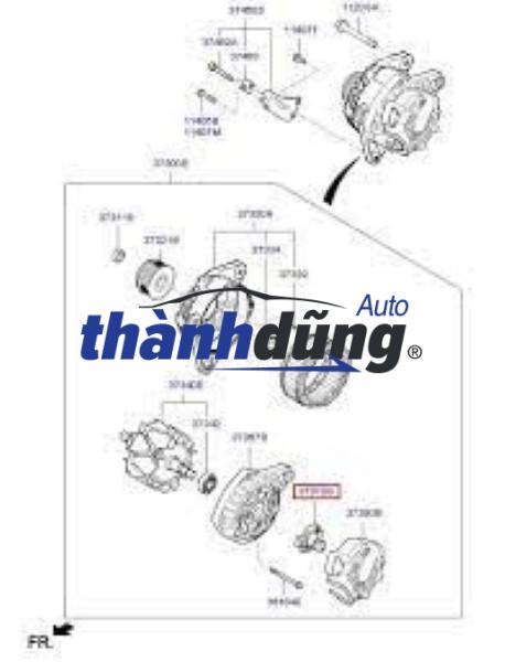 TIẾT CHẾ MÁY PHÁT HYUNDAI GETZ 2009 | 3737002550 - Ảnh 6