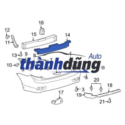 XƯƠNG ĐỠ CẢN SAU DAEWOO GENTRA 2009 | 96648673 - Ảnh 4