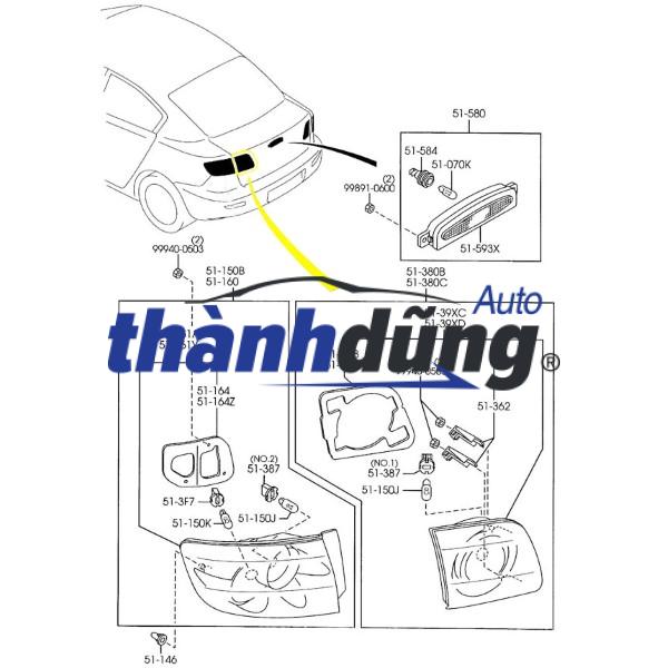 ĐÈN CỐP SAU KIA CARNIVAL 2014-2017 | 92406A9500 - Ảnh 5