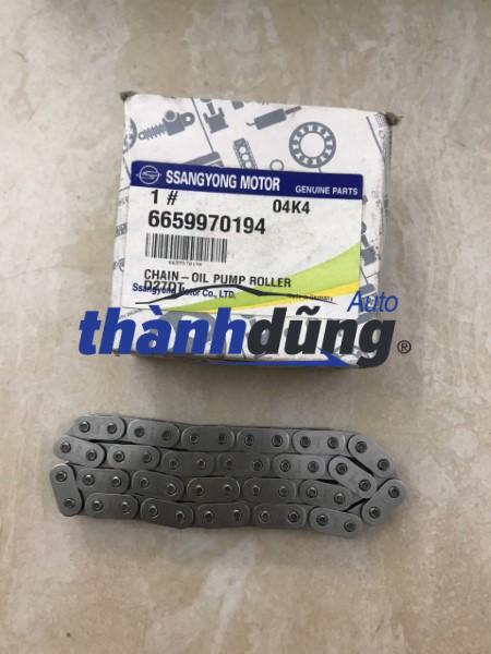 xích bơm dầu ssangyong rexton