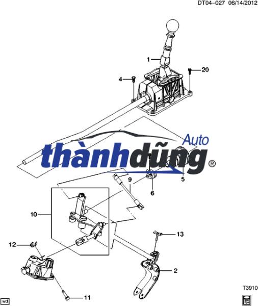 CƠ CẤU ĐI SỐ DAEWOO LANOS | 25193630 - Ảnh 6